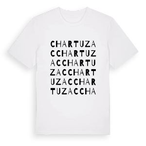 Chartuzac ordlek t-shirt – ekologisk bomull t-shirt från Pinshirt