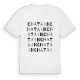 Chatain ordlek t-shirt