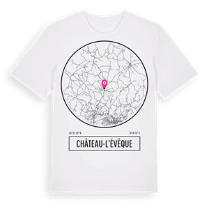 Château-l'Évêque t-shirt – ekologisk bomull t-shirt från Pinshirt