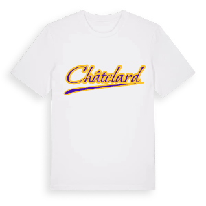Châtelard baseball t-shirt – ekologisk bomull t-shirt från Pinshirt