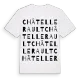 Châtellerault ordlek t-shirt