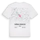 Châtelus-Malvaleix karta t-shirt