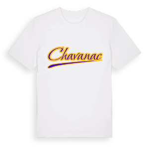 Chavanac baseball t-shirt – ekologisk bomull t-shirt från Pinshirt