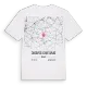 Cherves-Châtelars karta t-shirt