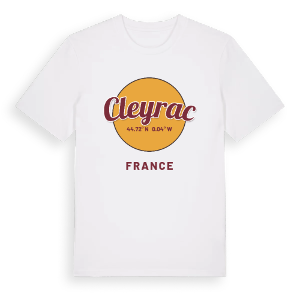 Cleyrac cirkel t-shirt – ekologisk bomull t-shirt från Pinshirt