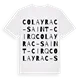 Colayrac-Saint-Cirq ordlek t-shirt