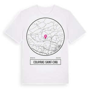 Colayrac-Saint-Cirq t-shirt – ekologisk bomull t-shirt från Pinshirt