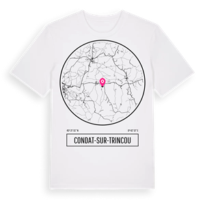 Condat-sur-Trincou t-shirt – ekologisk bomull t-shirt från Pinshirt