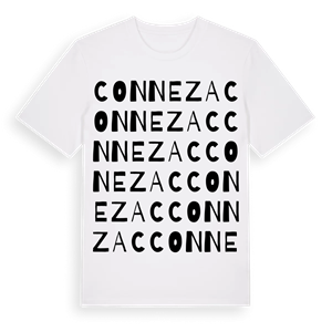 Connezac ordlek t-shirt – ekologisk bomull t-shirt från Pinshirt