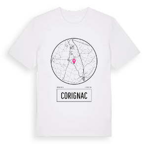 Corignac t-shirt – ekologisk bomull t-shirt från Pinshirt