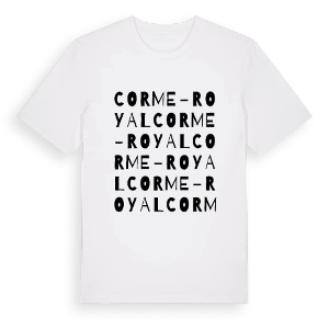 Corme-Royal ordlek t-shirt – ekologisk bomull t-shirt från Pinshirt