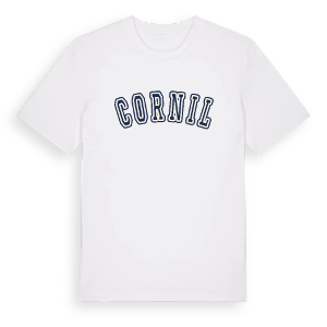 Cornil college t-shirt – ekologisk bomull t-shirt från Pinshirt