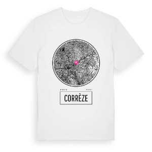 Corrèze t-shirt – ekologisk bomull t-shirt från Pinshirt