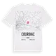 Courbiac karta t-shirt