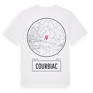 Courbiac t-shirt – ekologisk bomull t-shirt från Pinshirt