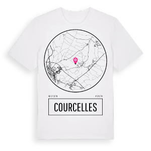 Courcelles t-shirt – ekologisk bomull t-shirt från Pinshirt
