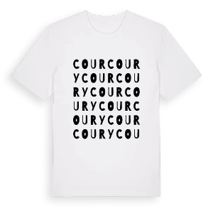 Courcoury ordlek t-shirt – ekologisk bomull t-shirt från Pinshirt