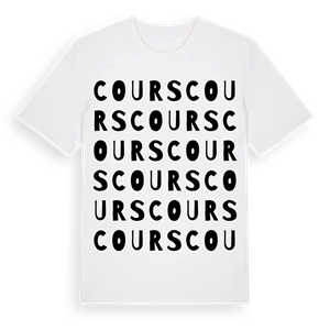 Cours ordlek t-shirt – ekologisk bomull t-shirt från Pinshirt