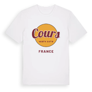 Cours cirkel t-shirt – ekologisk bomull t-shirt från Pinshirt