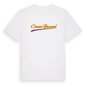 Coussac-Bonneval baseball t-shirt – ekologisk bomull t-shirt från Pinshirt