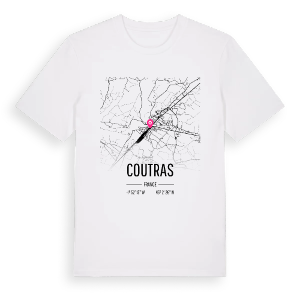 Coutras karta t-shirt – ekologisk bomull t-shirt från Pinshirt