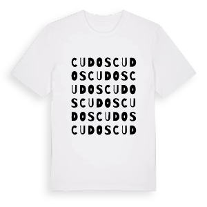 Cudos ordlek t-shirt – ekologisk bomull t-shirt från Pinshirt