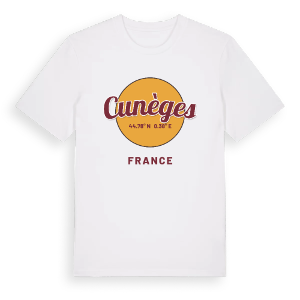 Cunèges cirkel t-shirt – ekologisk bomull t-shirt från Pinshirt