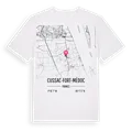 Cussac-Fort-Médoc karta t-shirt