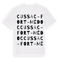 Cussac-Fort-Médoc ordlek t-shirt