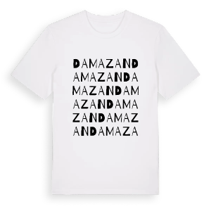 Damazan ordlek t-shirt – ekologisk bomull t-shirt från Pinshirt