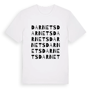 Darnets ordlek t-shirt – ekologisk bomull t-shirt från Pinshirt