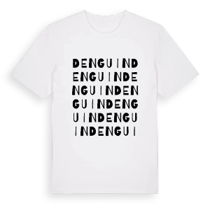 Denguin ordlek t-shirt – ekologisk bomull t-shirt från Pinshirt