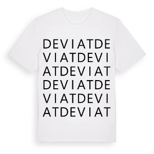 Deviat ordlek t-shirt – ekologisk bomull t-shirt från Pinshirt