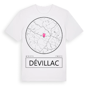 Dévillac t-shirt – ekologisk bomull t-shirt från Pinshirt