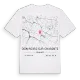 Dompierre-sur-Charente karta t-shirt