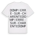 Dompierre-sur-Charente ordlek t-shirt