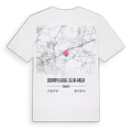 Dompierre-sur-Mer karta t-shirt