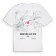 Dompierre-sur-Mer karta t-shirt
