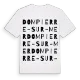 Dompierre-sur-Mer ordlek t-shirt