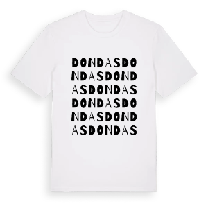 Dondas ordlek t-shirt – ekologisk bomull t-shirt från Pinshirt