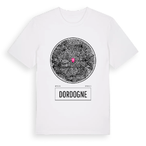 Dordogne t-shirt – ekologisk bomull t-shirt från Pinshirt