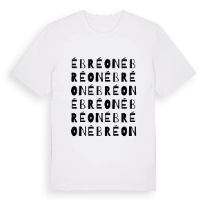 Ébréon ordlek t-shirt – ekologisk bomull t-shirt från Pinshirt