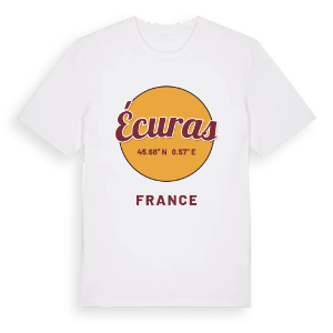 Écuras cirkel t-shirt – ekologisk bomull t-shirt från Pinshirt
