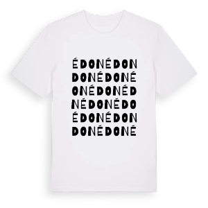 Édon ordlek t-shirt – ekologisk bomull t-shirt från Pinshirt