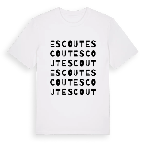 Escout ordlek t-shirt – ekologisk bomull t-shirt från Pinshirt