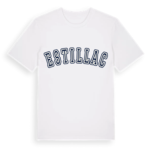 Estillac college t-shirt – ekologisk bomull t-shirt från Pinshirt