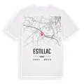 Estillac karta t-shirt