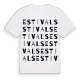 Estivals ordlek t-shirt