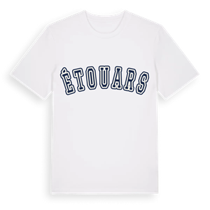 Étouars college t-shirt – ekologisk bomull t-shirt från Pinshirt