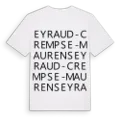 Eyraud-Crempse-Maurens ordlek t-shirt